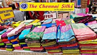 T.Nagar Chennai silks trending sarees collections 🎉#shamyukthalifestyle