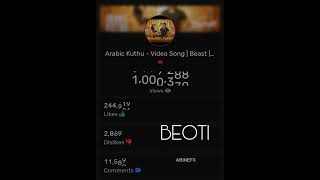 Arabic Kuthu - Video Song | Beast | Thalapathy Vijay | Pooja Hegde | Sun Pictures | LIVE 1M VIEMS+
