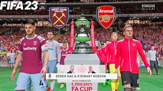 FIFA 23 | West Ham United vs Arsenal - The Emirates FA Cup - PS5 Gameplay