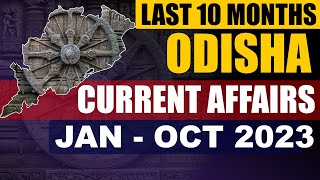 Odisha Current Affairs MCQs | Jan - Oct 2023 | Bibhuti Sir