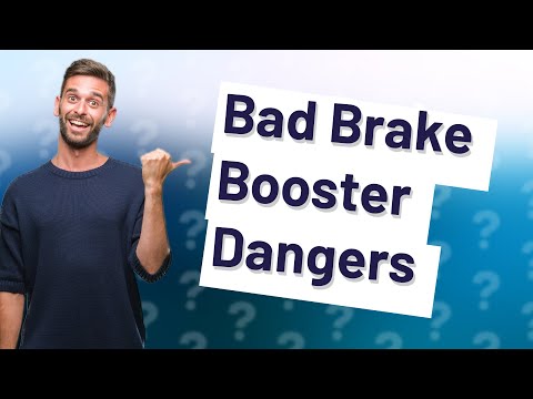 Can you drive with a broken brake booster?