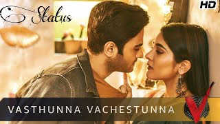 Vastunna Vachestunna Lyrical Status|#V The Movie|Amit Trivedi |Nani|Sudheer Babu|Nivedha Thomas|