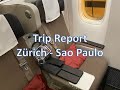 Trip Report [Premium Economy] Zürich (ZRH) to São Paulo (GRU) on Board Swiss