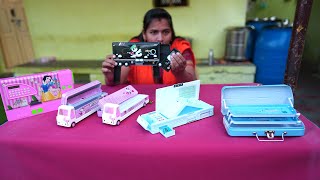 All types of Pencil Boxes | இப்படி எல்லாம் கூட Pencil Box இருக்கா ????? Mrs.Abi Time