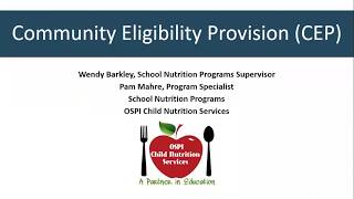 Community Eligibility Provision Update 2018-19