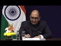 special briefing by mea on state visit of the amir of qatar to india february 18 2025