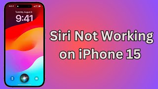 How To Fix Siri Not Working On iPhone 15 Pro & 15 Pro Max