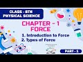 Introduction to Force| PART – 1| 8th Class Physics Explained | Insight Engine Academy