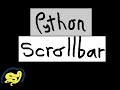 Tkinter: add scrollbar to a text widget when you do not see them
