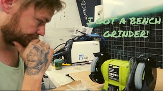 ROCKWELL/250WATT BENCH GRINDER/ UNBOXING