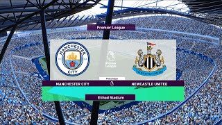 Manchester City vs Newcastle United | Etihad Stadium | 2021-22 Premier League | PES 2021
