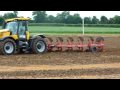 gregoire besson plough on demo at cereals 2010.