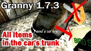 Granny1.7.3【BUG】Did you know this Glitch? ～車のカギ、要らなかった…😂～