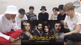 bts react to kaisi teri khudgarzi ost|Pakistani song|fanmade video|btsxarmy