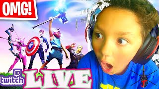 live new fortnite avengers end game game mode like dan tdm kid gamer - tdm fortnite new