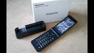 SHARP Aquos K-tai SH-N01 (crazy MIL-STD-810G flip phone from Japan) short view