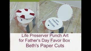 Father's Day Favors ~ Life Preservers + Lifesavers candy ~ Beth's Paper Cuts