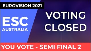 Eurovision 2021 - You Vote - Semi Final 2