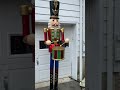 8ft giant nutcracker home depot christmas 2021 with life eyes