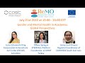 ReMO Webinar - Gender and Mental Health in Academia: Global Perspectives