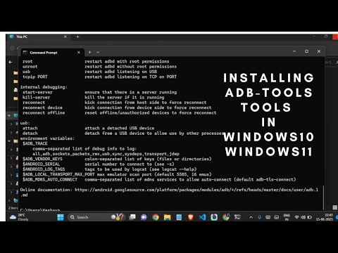 How to install ADB tools and FASTBOOT drivers on Windows 11 /10