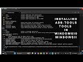 How to install ADB tools and FASTBOOT drivers on Windows 11 /10
