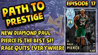 DIAMOND PAUL PIERCE IS THE BEST SF IN NBA 2K18 MYTEAM GAMEPLAY