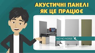 Акустичні панелі та перегородки NoNoNoise - ЯК ЦЕ ПРАЦЮЄ?