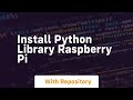 install python library raspberry pi