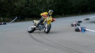 Craziest SUPERMOTO DRIFT by Andre Plogmann - MOTO-EVENT