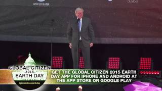 KEVIN RUDD on stage at Global Citizen 2015 Earth Day