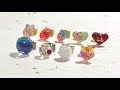 【uvレジン 100均】セリアのネイル用ミニモールドを使って一粒ピアスを作る*˚make one grained earrings using mini silicon molds.