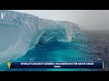 world’s biggest iceberg to collide with british land vantage with palki sharma n18g