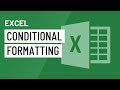 Excel: Conditional Formatting
