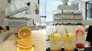 [sub] ➰ Busy busy modern society ➰ | Korea | Cafe Vlog