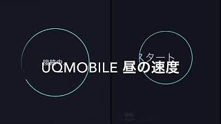 UQmobile(プランR) 日曜の昼の速度測定