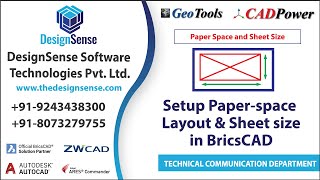 BricsCAD チュートリアル: BricsCAD でペーパー空間レイアウトとシート サイズを設定する方法 | BricsCAD チュートリアルラケシュ・ラオ