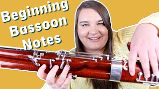 How to Play Beginning Bassoon Notes \u0026 Fingerings (Great for Band Class!)