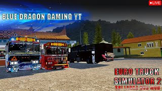 🔴අම්මෝ  එකනම් පිස්සුවක් 😳😧😈ETS 2 BUS MOD #ets2 #slbus | BLUE DRAGON GAMING YT |💥