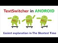 TextSwitcher Android - Learn Android by Building Apps 2 - A Story Teller Application