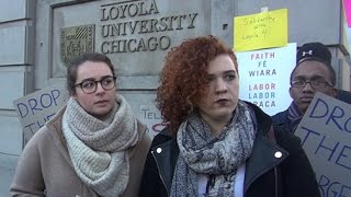 Labor Beat: Loyola U. Chicago - Charging Students Who Defend Food Service Workers