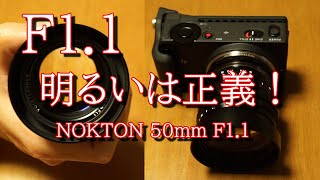 明るいは正義! Voigtländer NOKTON 50mm F1.1 レビュー SIGMA fpで使ってみました。VoightLander フォクトレンダー