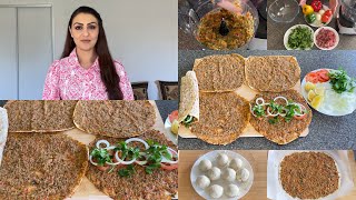 Kabul Girl Cooking/ آشپزي با دختر كابل پختن پيتزاي تركي و يا LAHMACUN