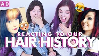 Reacting to our Hair History | ad