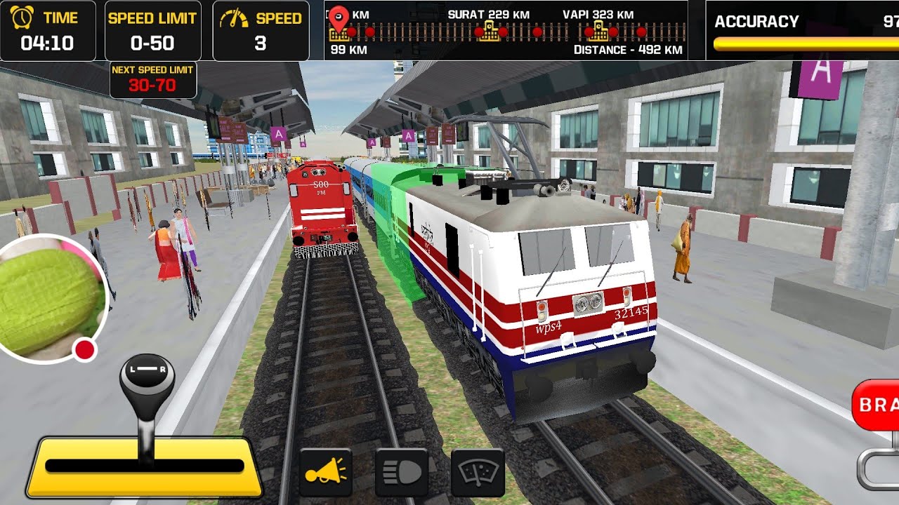 Persusulan Kereta Cepat Melintasi Persilangan Kereta Api Putus