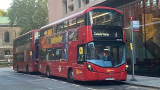 Full ibus Visual | Go-Ahead London Route 1 | Canada Water - Tottenham Court Road