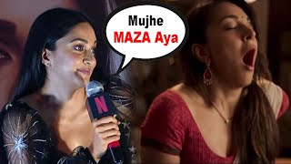 Kiara Advani Reacts 😲  on her VIBRATOR Scene in LUST STORIES | BiscootTv | Guilty Trailer Launch