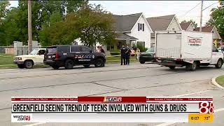 Greenfield, Indiana, sees trend of teens involved with guns and drugs