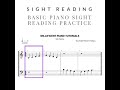 Improve your sight reading - sight reading practice (grade 1)