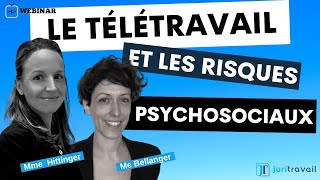 Le télétravail et les risques psycho sociaux